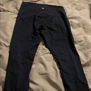 Navy blue 7/8 length wonder under